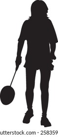 badminton - vector