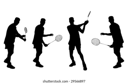 badminton - vector