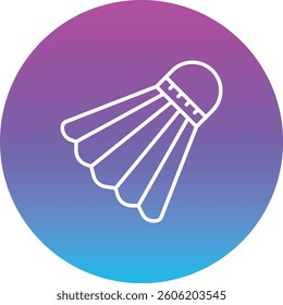 Badminton vector icon. Can be used for printing, mobile and web applications.