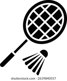 Badminton vector icon. Can be used for printing, mobile and web applications.
