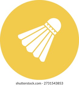 Icono de Vector de bádminton. Se puede utilizar para aplicaciones de impresión, móviles y de Web.