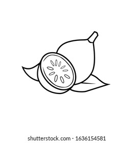 Bael black and white vector for all purpose