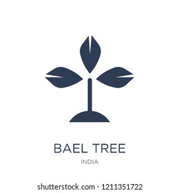 Bael tree icon. Trendy flat vector Bael tree icon on white background from india collection, vector illustration can be use for web and mobile, eps10