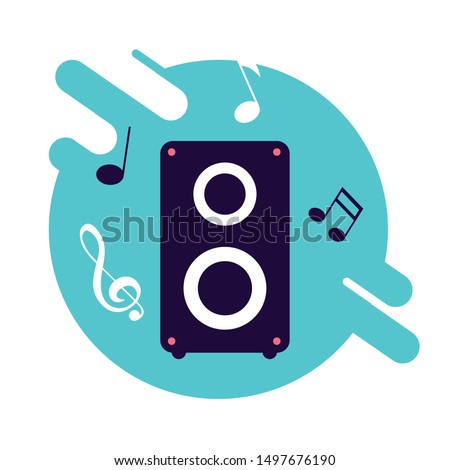 baffle audio with notes music