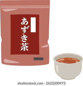 Bolsa de té de frijoles adzuki