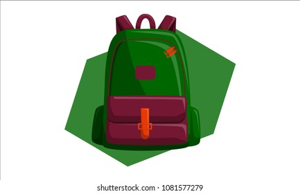 Bag Back to School Vector