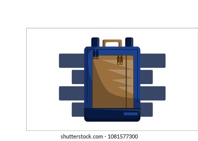 Bag Back to School Vector