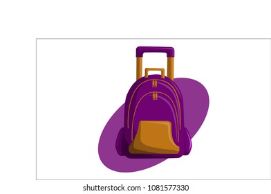 Bag Back to School Vector