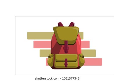 Bag Back to School Vector