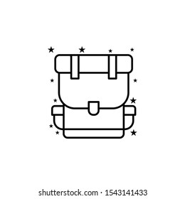 Bag backpack travel icon. Element of bags icon