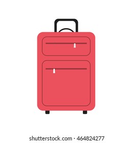 bag baggage luggage travel icon. Isolated and flat illustration. Vector graphic