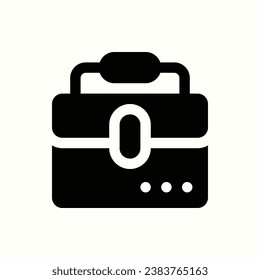 bag black icon, isolated icon in light background, perfect for website, blog, logo, graphic design, social media, UI, mobile app