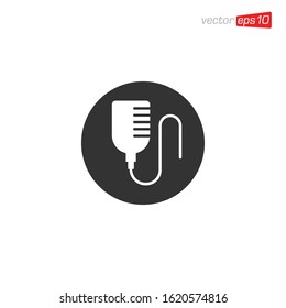Bag Blood Icon Design Vector