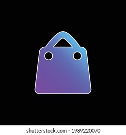 Bag blue gradient vector icon