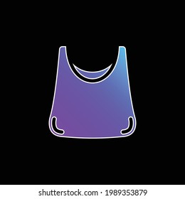 Bag blue gradient vector icon