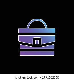 Bag blue gradient vector icon