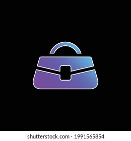 Bag blue gradient vector icon