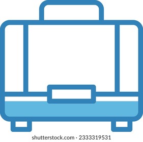 Bag Blue Icon - Single Icon, Vector