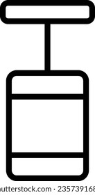 Bag Boxing Punchbag Outline Icon