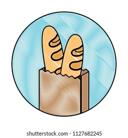 bag with breads