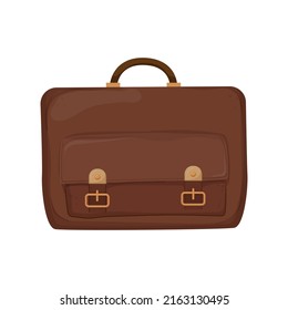 bag briefcase color icon vector. bag briefcase sign. isolated symbol illustration