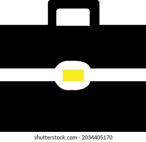 Bag, Business suitcase, office, work icon vector