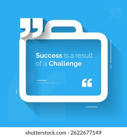 bag business testimonial banner, quote, infographic. Social media post template designs for quotes. Empty speech bubbles, quote bubbles and text box