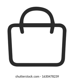 bag, buy icon vector, modern, minimalist style for user interface ( ui ) designs.