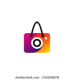 bag and camera logo design