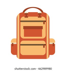 bag camping isolated icon vector illustration design