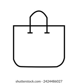 Bag cart goods items shopping icon. Vector illustration. Eps file 258.