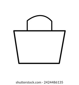 Bag cart goods items shopping icon. Vector illustration. Eps file 259.