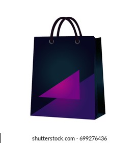 bag cartoon on white background