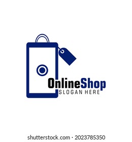 Bag and cellphone logo designs are suitable for online shops