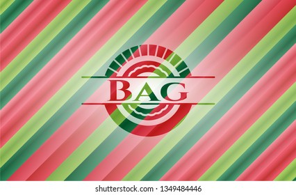 Bag  christmas badge.