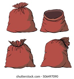 bag Christmas - vector illustration