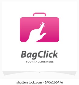 Bag Click Logo Design Template