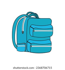 Bag Clip Art Vektorgrafik Design, 100 Tage Schule

