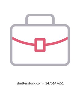 bag colour line vector icon