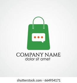 Bag Company Logo Vector Template