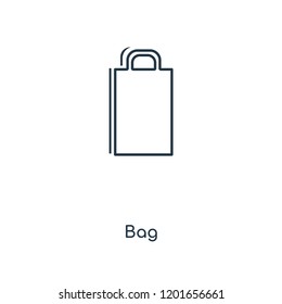 Bag concept line icon. Linear Bag concept outline symbol design. This simple element illustration can be used for web and mobile UI/UX.