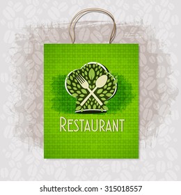 Bag Corporate identity Menu Restaurant Background coffee beans