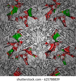 Bag design. Hand-drawn vector mandala with colored abstract pattern on a background.