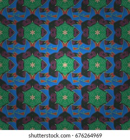 Bag design. Hand-drawn vector mandala with colored abstract pattern on a colorful background.