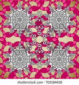 Bag design. Hand-drawn vector mandala with colored abstract pattern on a background.