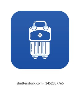 Bag design icon. Simple illustration of bag design vector icon for web