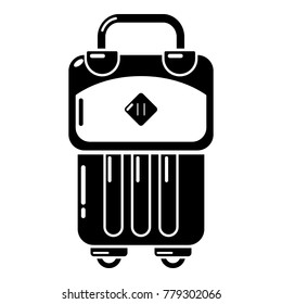 Bag design icon. Simple illustration of bag design vector icon for web