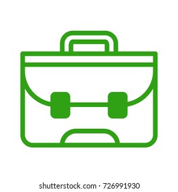 bag of a diplomat icon vector