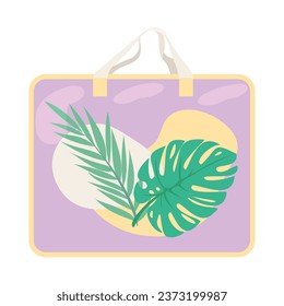 Bag for documents on white background