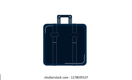 Bag for drone isolated vector illustration